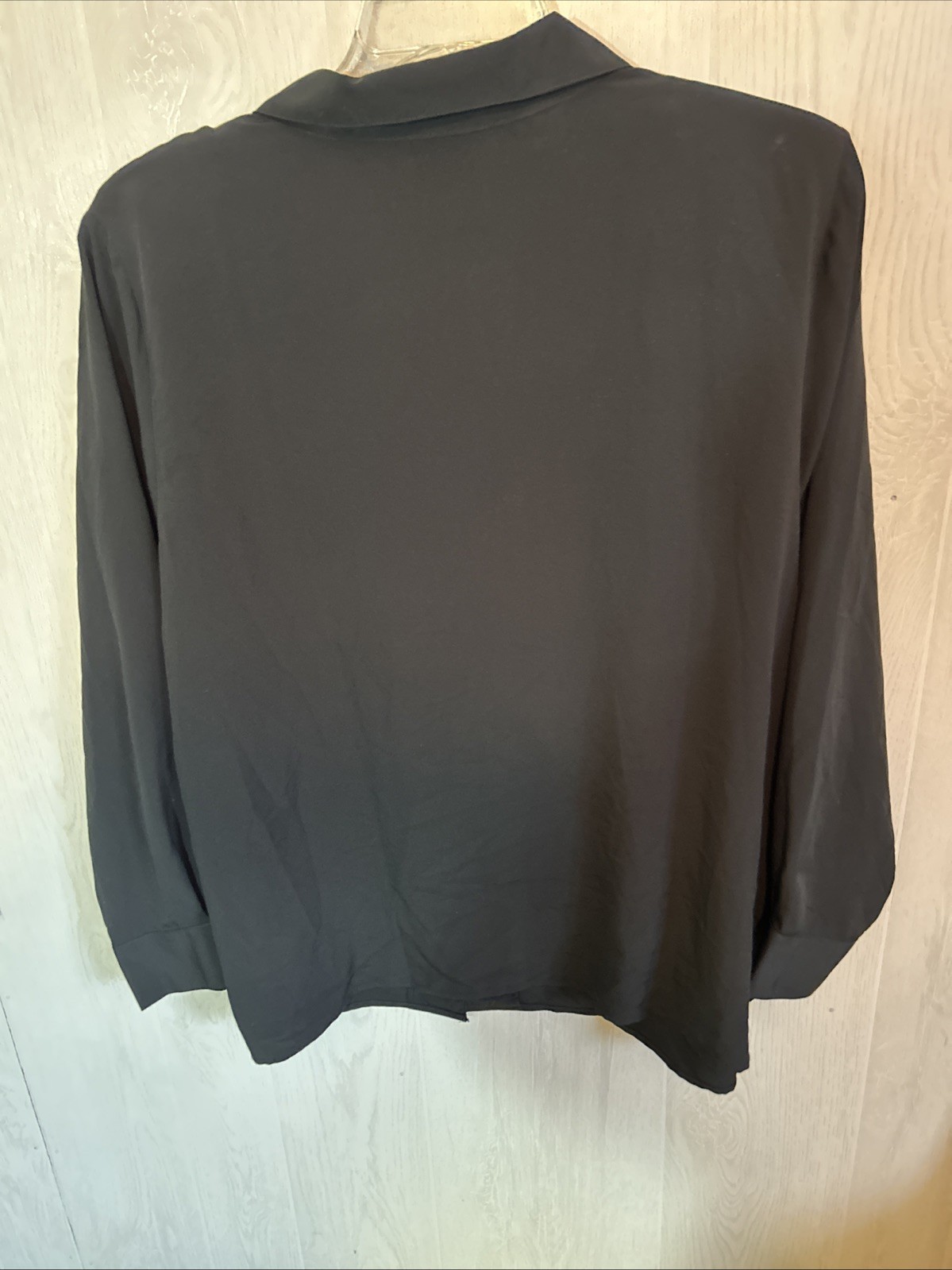 Vintage Studio 1940 Basic Black 22W Button Front … - image 3