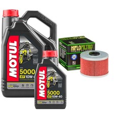 XR250 Motul 5000 10w40 5L Oil Filter Kit Honda XR 250 1990 8.05 per litre