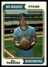 Bill Parsons 1974 Topps #574