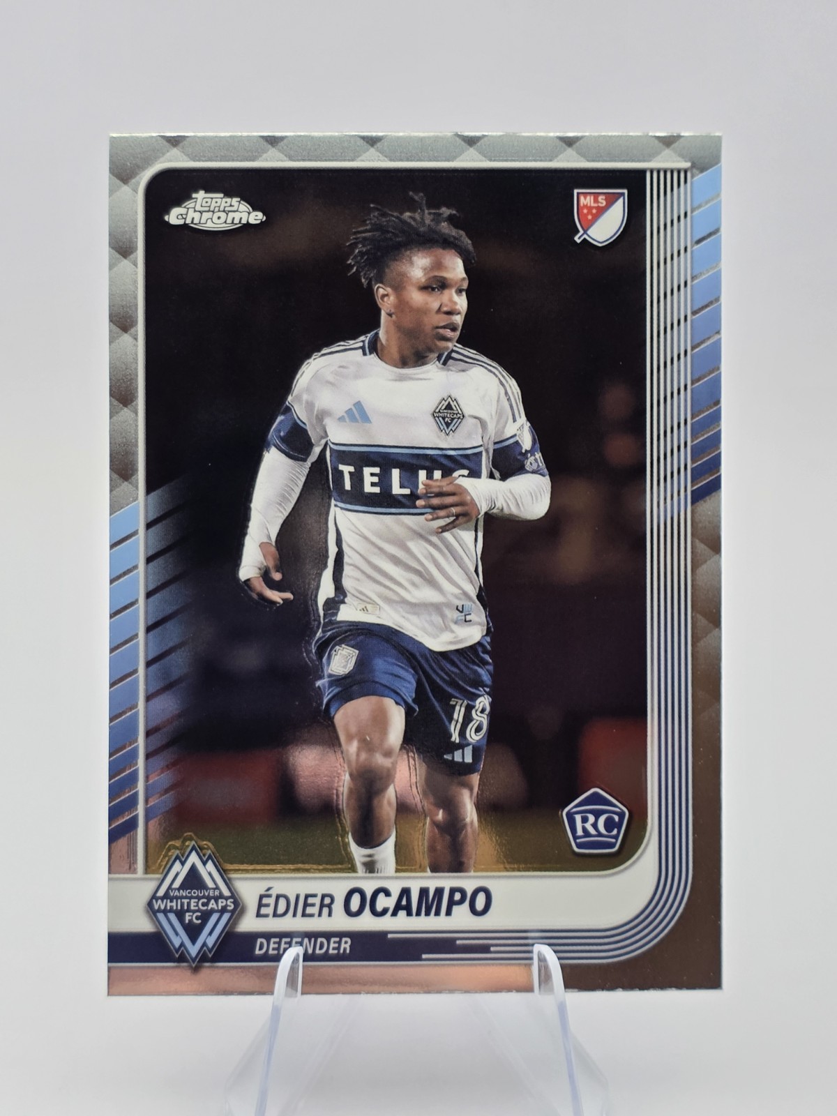 Édier Ocampo #54 - 2025 Topps Chrome MLS Rookie Vancouver Whitecaps FC