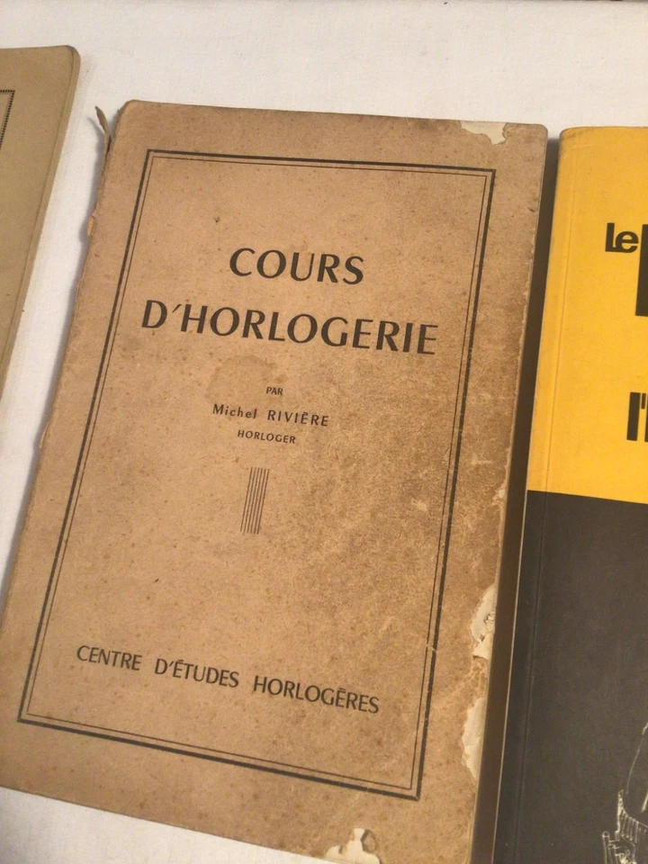 Cours horlogerie Manuel Suisse de L'Horloger rhabilleur manuel montres ancienne - Photo 3/4