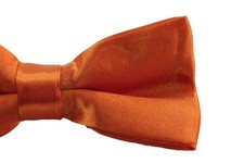 Boys Orange Bow Tie Little Baby Toddler Kids Adjustable Pretied