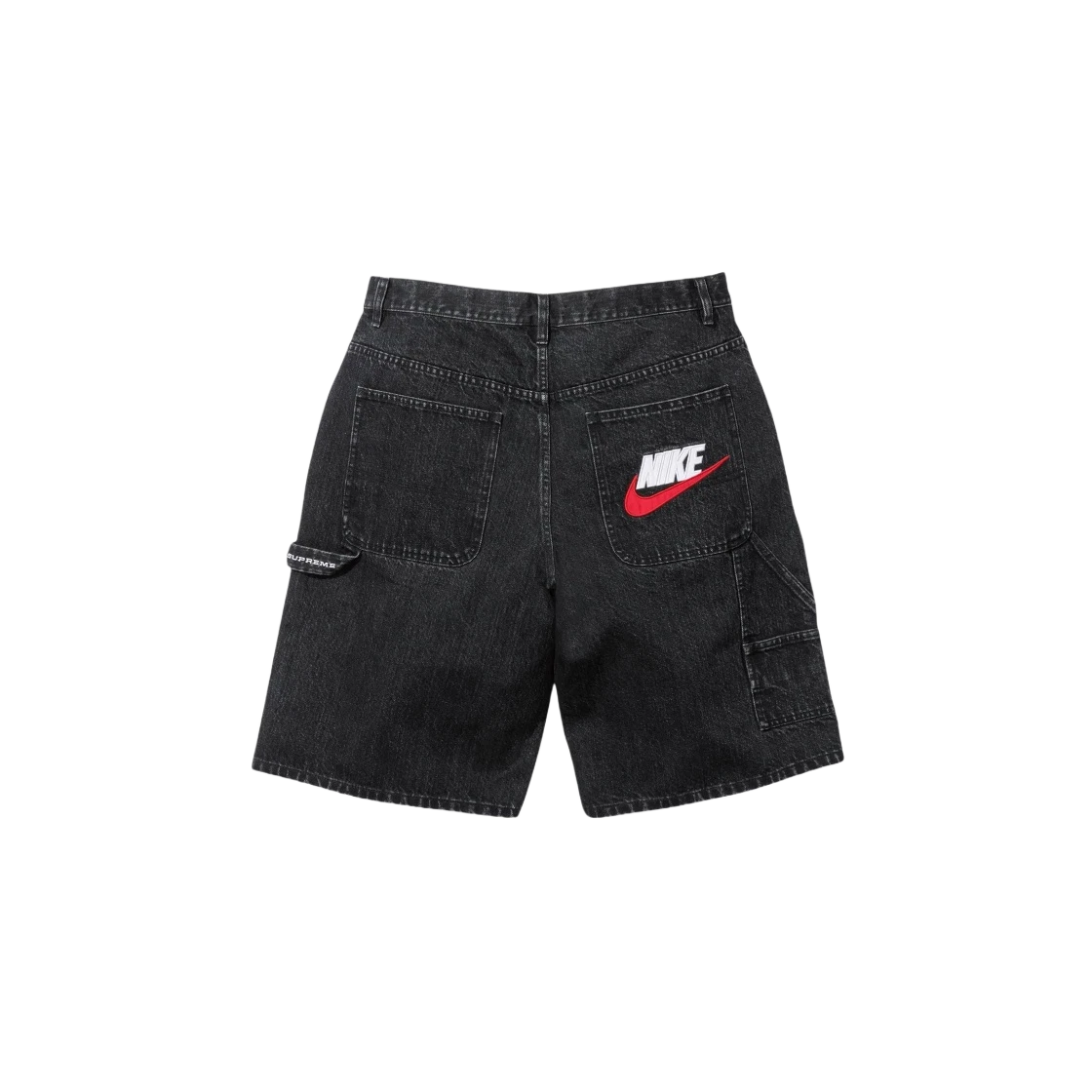 Short en denim noir Supreme x Nike   24SS