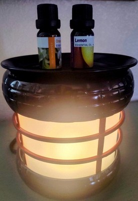 2 Pack Mindful Design Vintage Candle and Fragrance Warmer New In Box