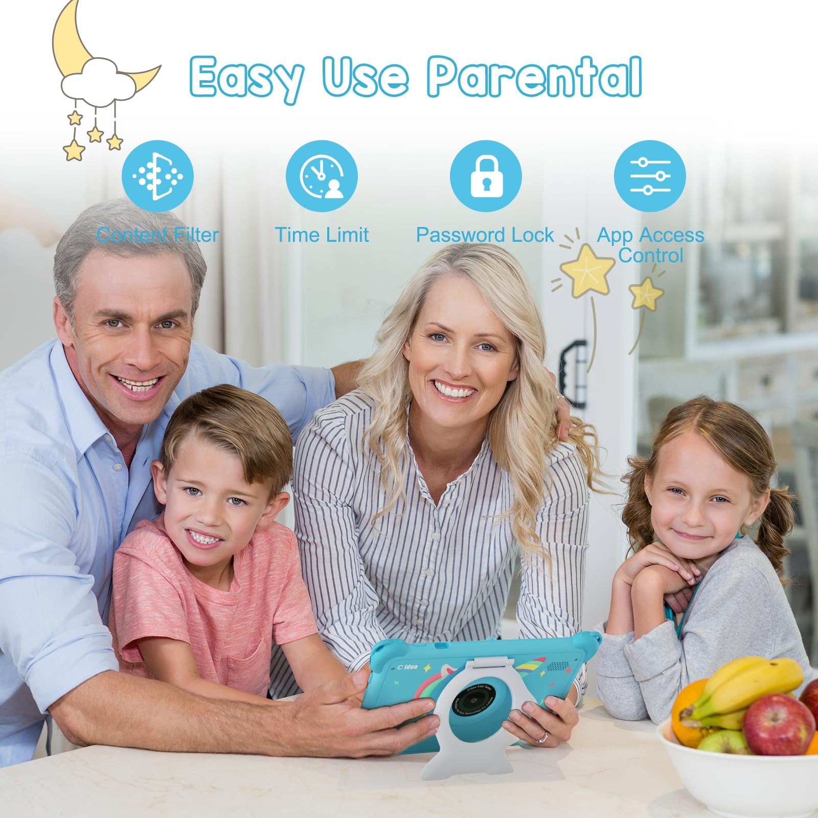 C idea tablet per bambini Android 15 7 pollici 1024 x 600 6 GB (3 3) RAM 32 GB foto 5