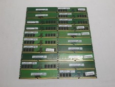 Lot of 20 8GB PC4-2400T DDR4 UDIMM Desktop RAM Mixed Major Brands Samsung Micron