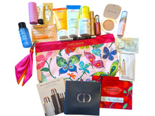 High End Beauty Skincare Haircare Cosmetics Mini Travel Sample Lot of 19 T1A
