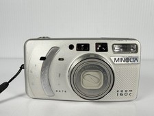 Minolta ZOOM 160c Date 35mm Point and Shoot Camera - Shutter Tested