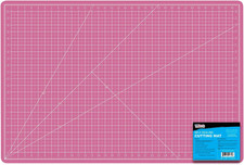 24" X 36" Self-Healing Cutting Mat 5-Ply - Double-Sided Pink/Blue Craft Mat, Non