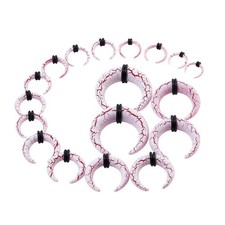 9 Pairs Acrylic Septum Taper Pincher Stretching Kit 14G 12G 10G 8G 6G 4G 2G 0...