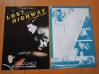 David Lynch LOST HIGHWAY original MOVIE Press poster japan B3 japanese