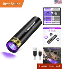 Flashlight UV Black Light 395 NM, Mini but Powerful USB- C LED Rechargeable W...