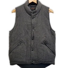 Beams Plus Herringbone Pattern Padded Vest