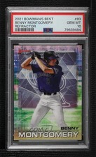 2021 Bowman's Best Refractor Benny Montgomery #83 PSA 10 GEM MT 05ol
