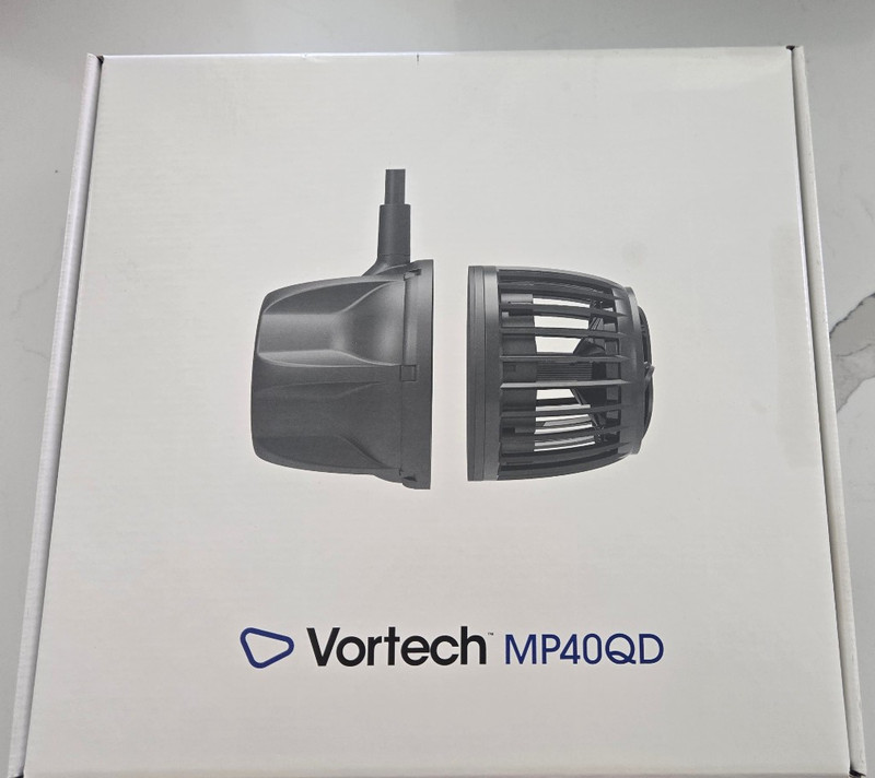 EcoTech Marine VorTech QuietDrive MP40QD Wave Maker Powerhead w/ EXTENSION CABLE