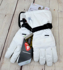 SPYDER Women's Synthesis Gore-Tex Ski Gloves SIZE SMALL White NWT