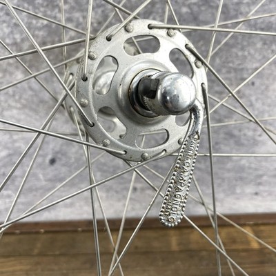 リンク　ヴィンテージ Vintage 27in Road Front Wheel Campagnolo Record Hub High Flange
