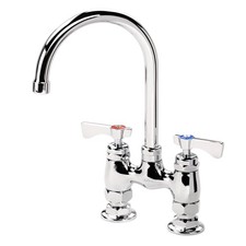 Krowne 15401L 4 in Deck Mount Royal Series Faucet w/ 6 in Gooseneck