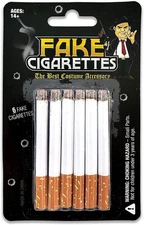 Fake Cigarettes (Pack of 6) - Realistic Movie, Stage & Costume Theatre Props... 