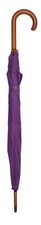 Walking Stick Umbrella with Purple Canopy and Crook Handle