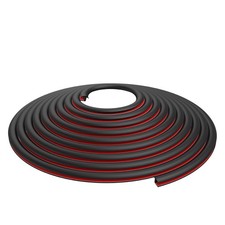 33FT T Style Universal Fender Flare Edge Trim Rubber Edge Seal Trim Fender Seal