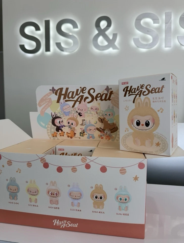 USA-Whole Set Labubu Monsters Have A Seat - 6 Singles 100% Authentic Popmart - Image 2 of 4