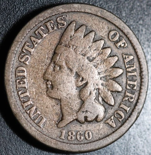 1860 INDIAN HEAD CENT - GOOD+