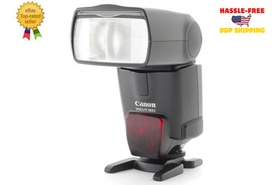 [ MINT w/Case ]  Canon Speedlite 580EX ii Shoe Mount Flash LCD Works from JAPAN