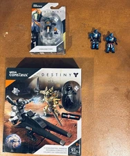 MEGA CONSTRUX DESTINY LOT Vanguard Titan, Ravensteel Sparrow EXCLUSIVE Set