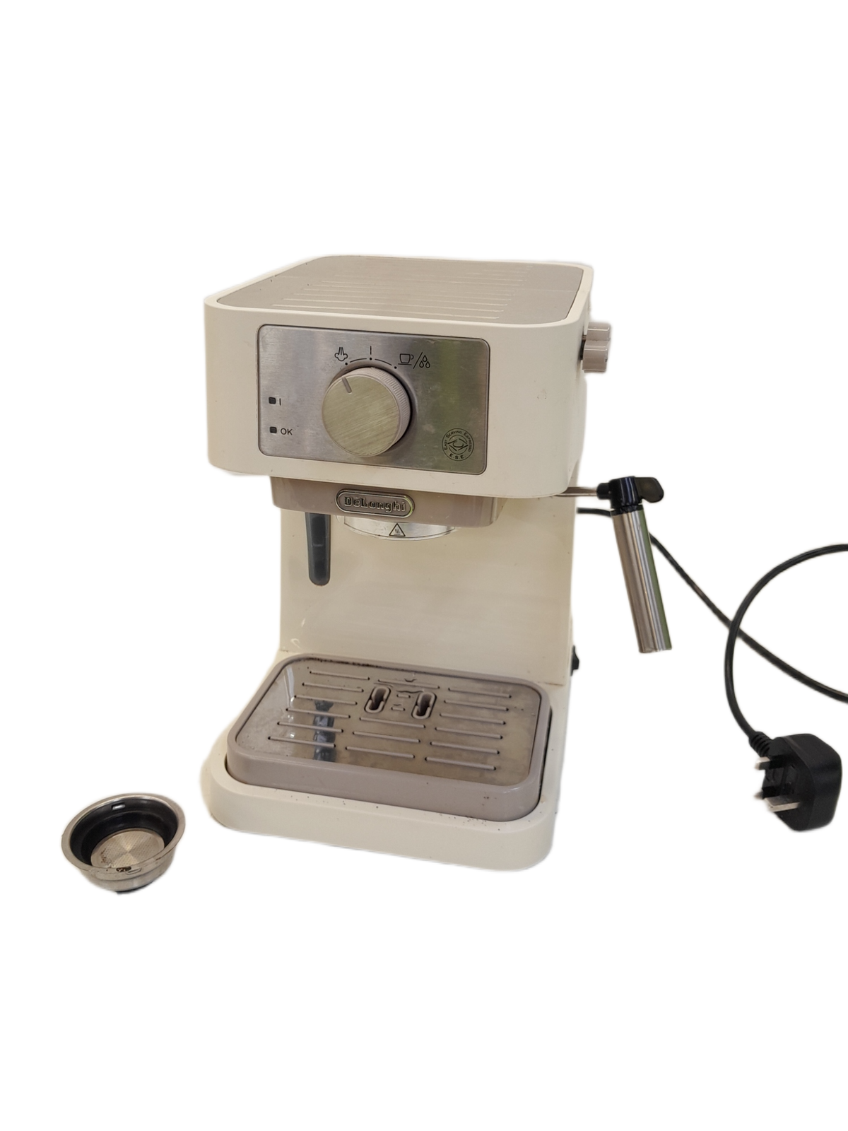 De'Longhi EC260.CR Stilosa Espresso Coffee Machine Cream {Marked/Missing Items}
