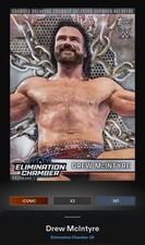 Drew McIntyre - Steel Breakers Iconic - Topps Slam WWE Elimination Chamber 26