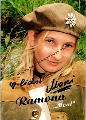 Original Autogramm Ramona ''Moni'' /// Autograph signiert signed signee Ramona :