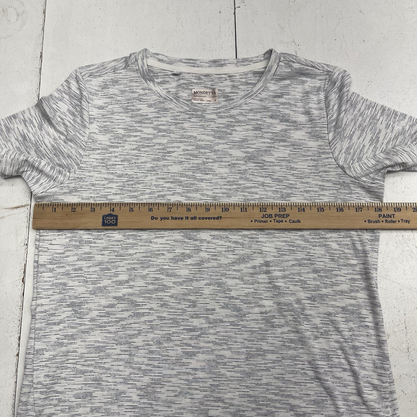 Mondetta White Gray Printed Performance Luxury Ac… - image 6