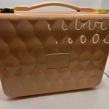 Glo Tech Beauty Case with LED Magnifying Mirror in Rose Gold New NO Box