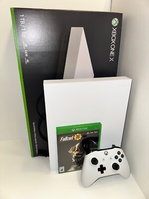 Xbox One X Robot White Special Edition 1tb Console ? Fallout 76