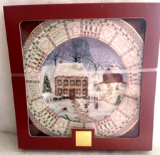+ Lenox American Quilt Home for the Holidays 2002 Collector's Plate 10.75"