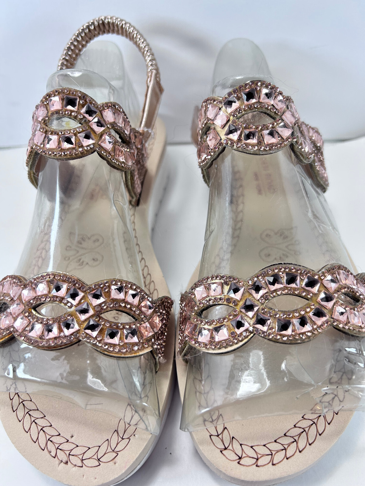 Golden Road Womens Rhinestone ROSE GOLD Sandals Size 8 BRAND NEW eBay