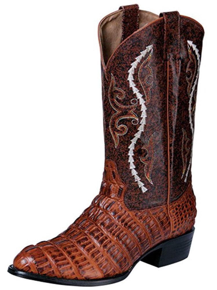 Gran Lider Caiman Print Leather Cowboy Boot 31402 | eBay