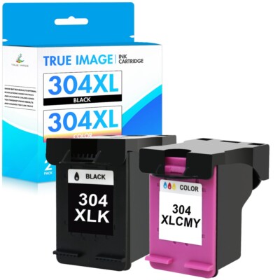 2pk Druckerpatronen für HP 304XL DeskJet 2620 2630 3720 3730 2600 Envy 5010 5000