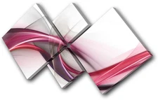 Abstract Design   MULTI CANVAS WALL ART Picture Print VA