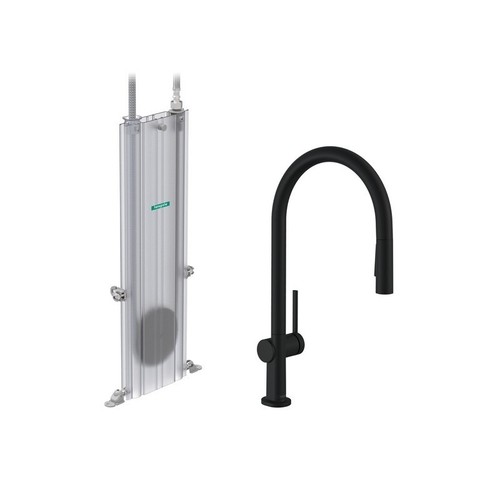Grifo de cocina Hansgrohe 72801671 Talis N HighArc con sBox en negro mate - Imagen 1 de 2