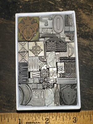 Print Blocks   Ornamental Borders Dingbats   Variety of Designs! #-6 Lead & Copp