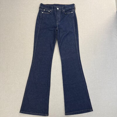 A.Y.R The Really Really Women's Flare Jeans Denim Cotton Midnight Blue Size 26S