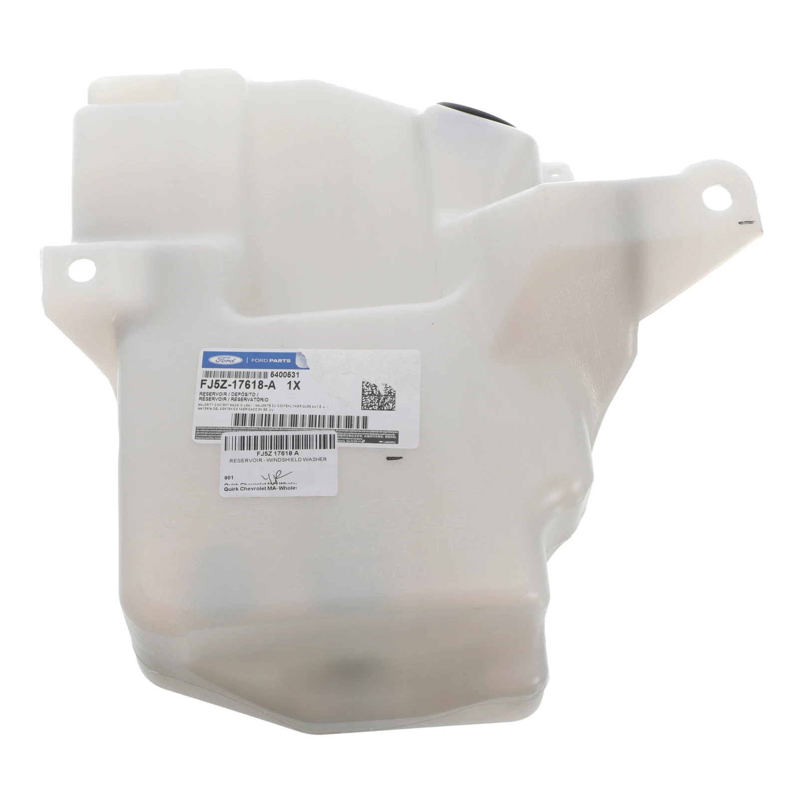 Depósito de líquido del limpiaparabrisas para Ford Escape 2015-2018 (N/P FJ5Z17618A)