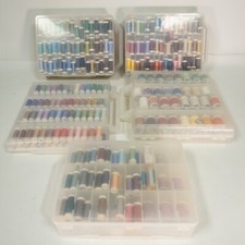5 Cases-475 Sulky Embroidery Thread Lot FREE SHIPPING Preowned See Photos 
