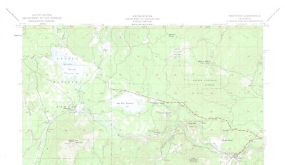 Westwood Quadrangle California 1955 Topo Map USGS 15 Minute Topographic