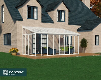 Wintergarten SanRemo 3x5.46 Terrassenüberdachung 294 x 556 cm Veranda | Canopia