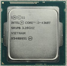 Intel Core i3-4360T 3.20GHz Dual-Core 4MB LGA1150 Desktop CPU Processor SR1PB