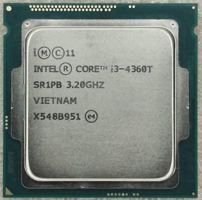 Intel Core i3-4360T 3.20GHz Dual-Core 4MB LGA1150 Desktop CPU Processor SR1PB