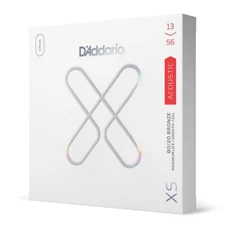 Three sets of D'Addario XS Coated 80/20 Bronze Acoustic Guitar Strings; 13-56